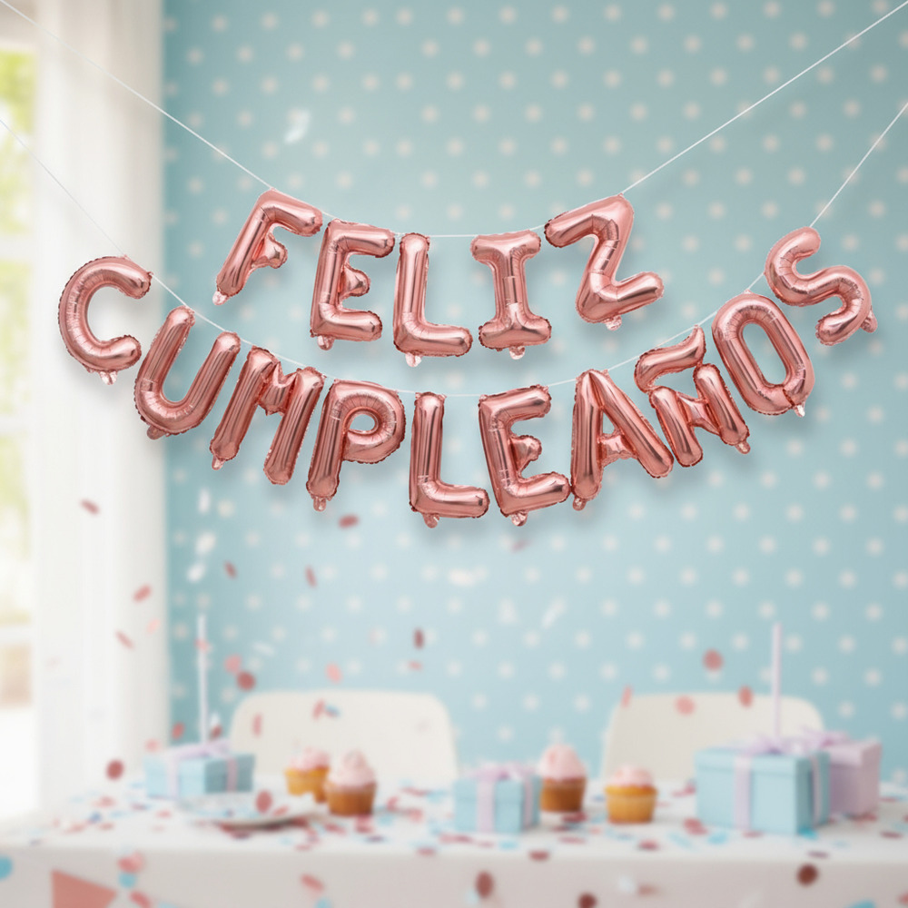 Set De Globos Decoración 15 Uds (feliz Cumpleaños) - Imagen 33