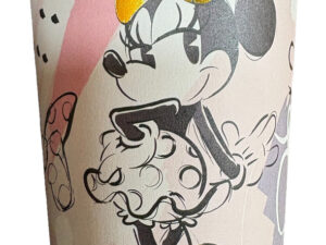 Pack 6 Uds Vasos De Cartón Con Diseño Minnie Juvenil Retro