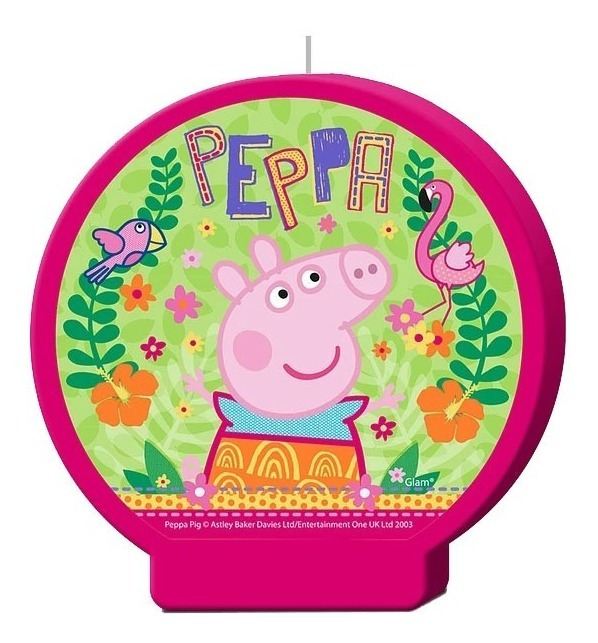 Vela Para Decoración De Torta Diseño Peppa Pig