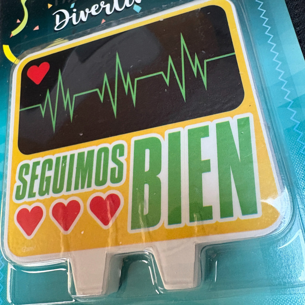 Vela Decoración Torta Seguimos Bien - Imagen 3