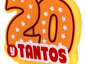 Vela Para Decoración De Torta 20 Y Tantos