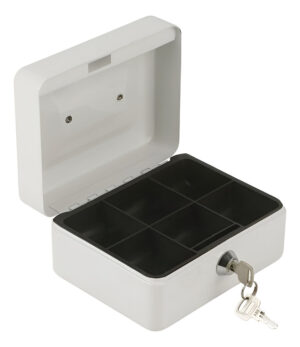 Caja De Seguridad Con Llave / Metalica / Marca Hand