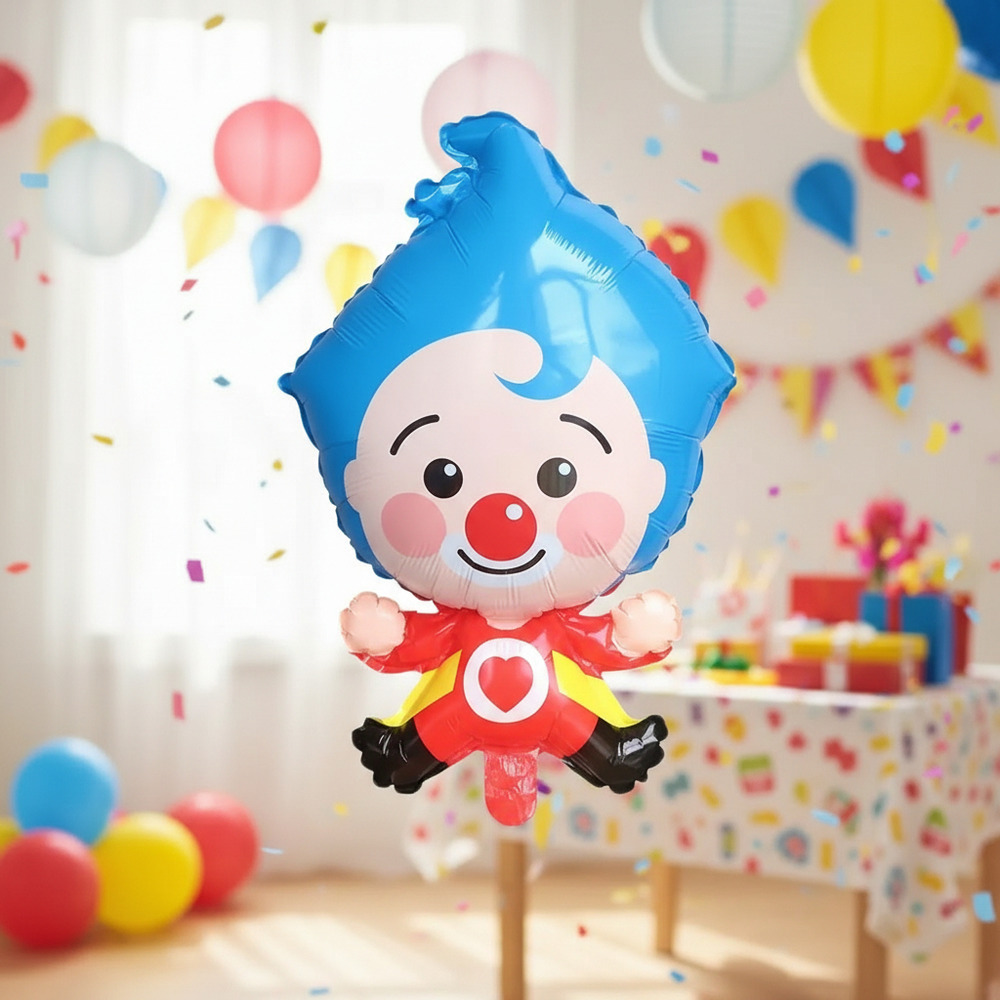 Globo Metálico Silueta Payaso Plim Plim - Imagen 4