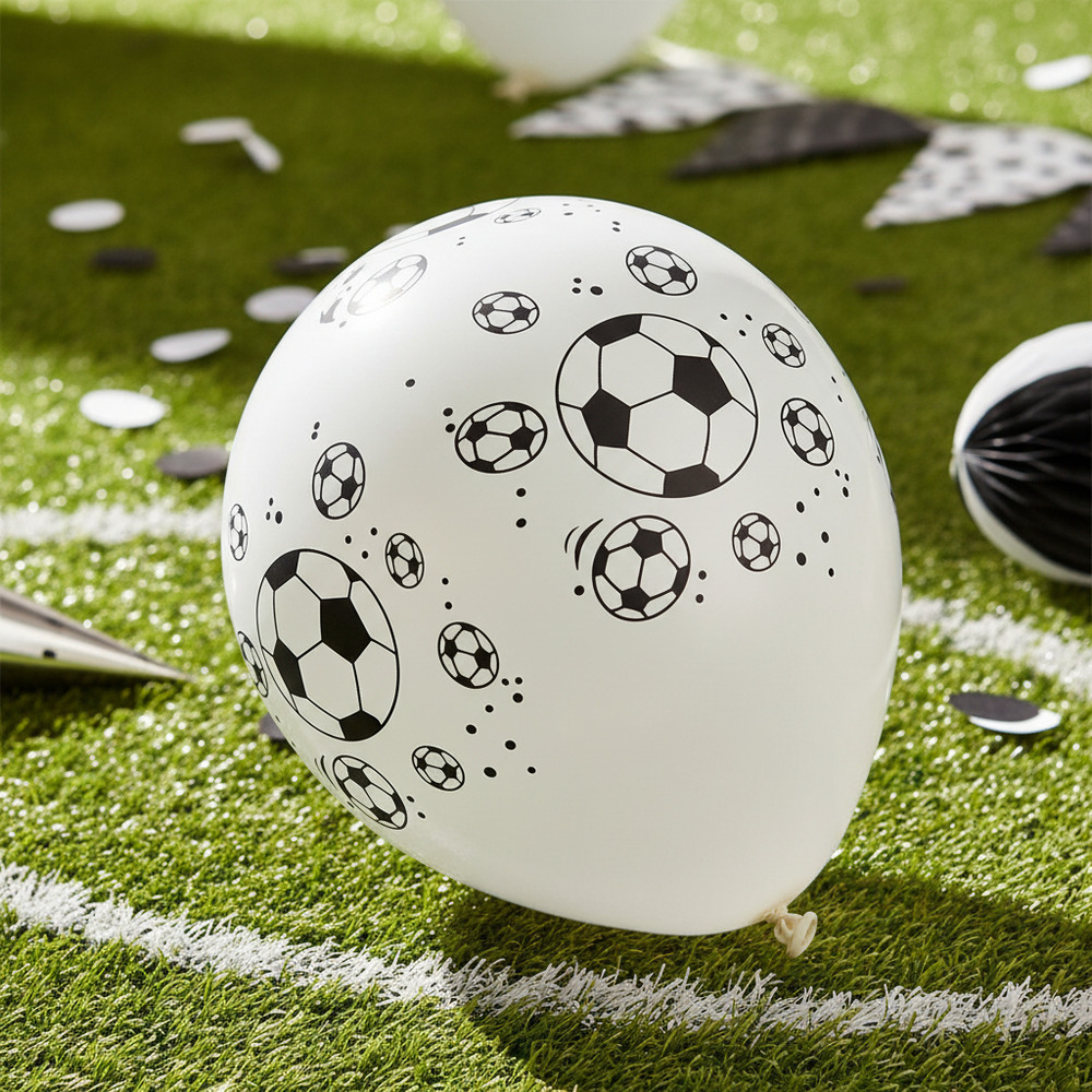 Globos Pelota Futbol Latex Pack 6und. - Imagen 3