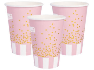 Pack 6 Uds Vaso De Cartón Con Diseño Tonos / Pastel