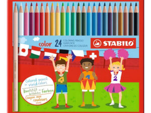 Lápices De Colores Stabilo 24 Colores Caja Metálica