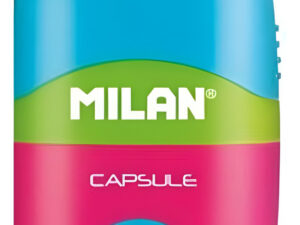 Goma De Borrar Milan Blanca Con Funda Y Sacapunta / Capsule