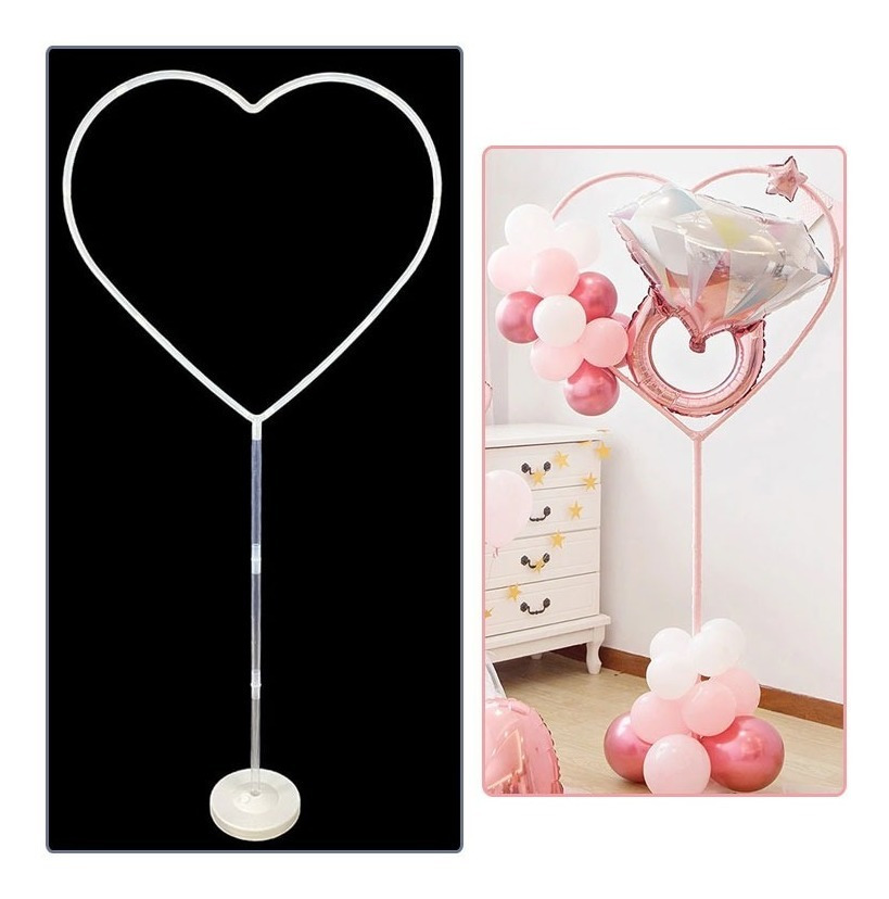 Base Para Globos Soporte Marco Corazón - No Incluye Globos - Imagen 4