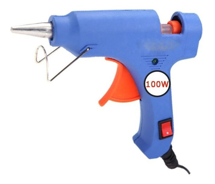 Pistola Eléctrica De Silicona (barra 11 Mm) 100w + 6 Barras - Imagen 2