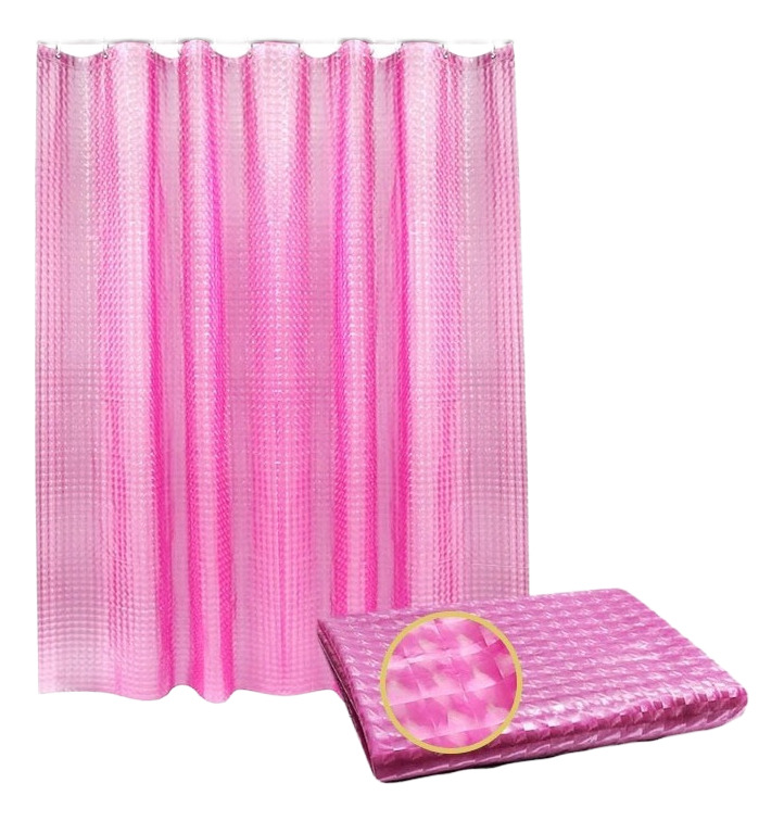 Cortina De Ducha / Tina Color ( Diseño - 3d )