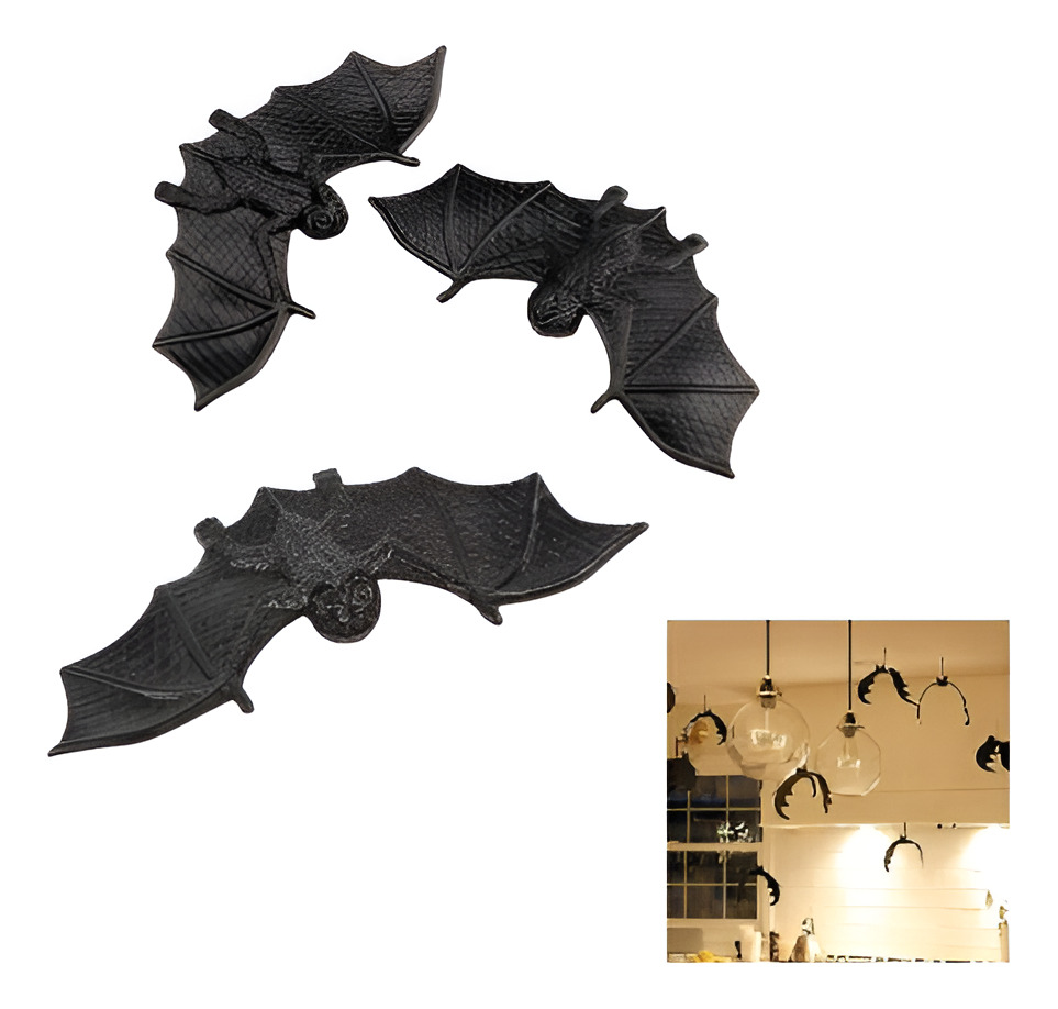 Pack 3 Uds Murcielagos / Decoracion Halloween