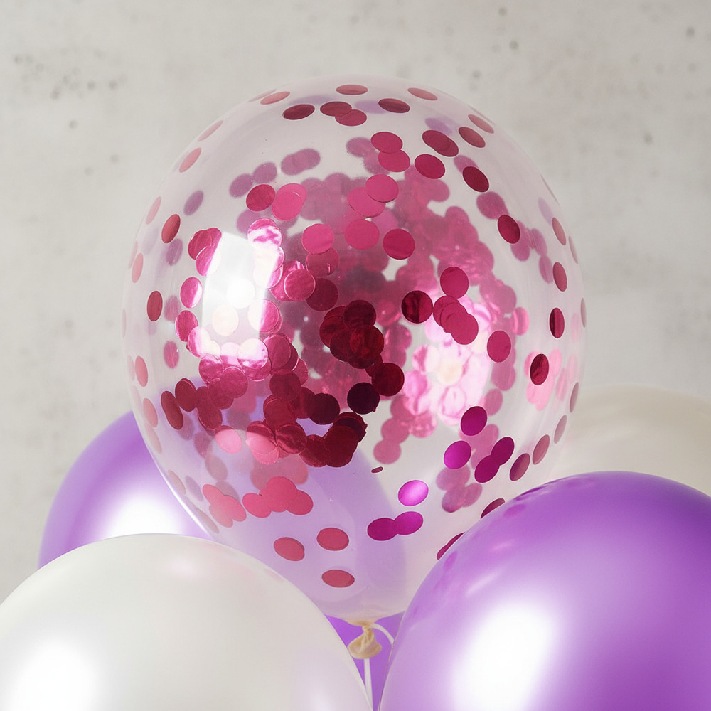 Set De Globos Decoración 9 Uds Estrella + Inflador - Imagen 4