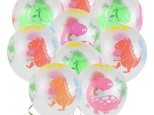 Set Globos Decoración 25 Uds Globos Látex Motivo Dinosaurios
