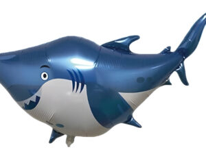 Globo Metálico Decoración Animal Silueta Tiburón