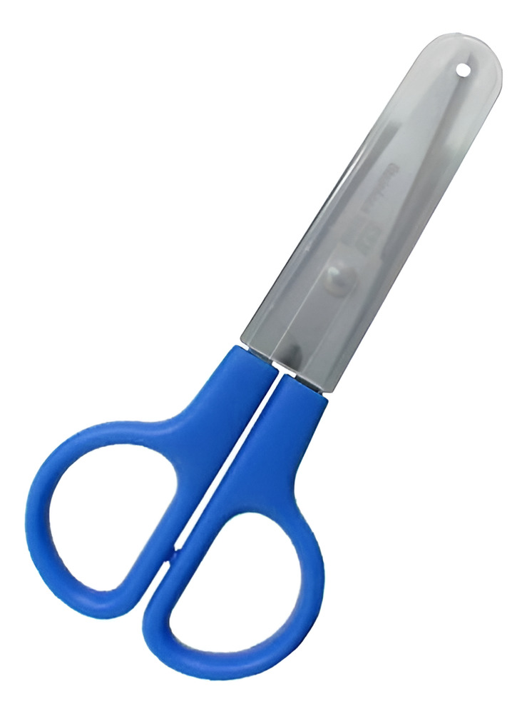 Tijera Escolar Con Forro / Punta Roma / Modelo 857d - Imagen 2