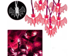 Guirnalda Con Luces 10 Uds Forma Murciélagos / Halloween