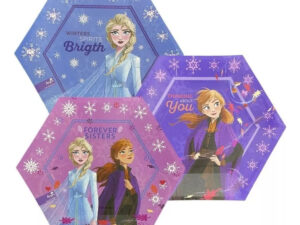 Pack 6 Uds Plato Hexagonal Cartón / Diseño Frozen
