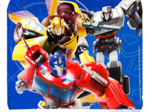 Pack 6 Uds Plato Pequeño Cartón Diseño Transformers Autobots