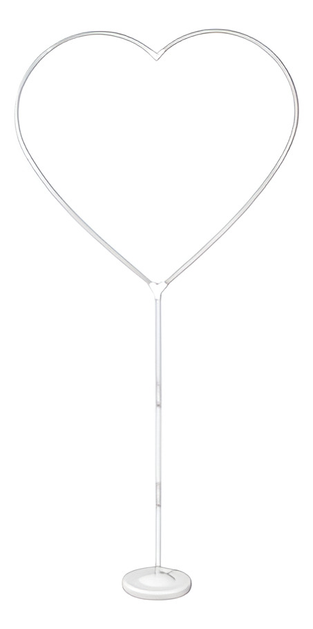 Base Para Globos Soporte Marco Corazón - No Incluye Globos
