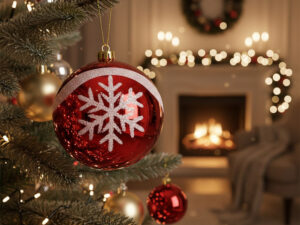 Adorno Arbol De Navidad Esfera 6cm Pack 6 Unidades