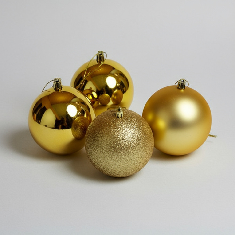 Adorno Arbol De Navidad 5cm Pack 10 Unidades - Imagen 3