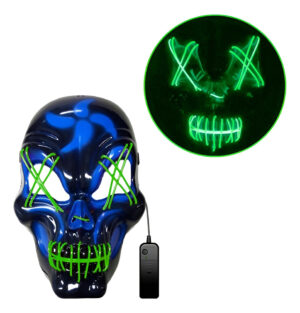 Mascaras Para Tu Disfraz Halloween Con Luz Calavera Negra