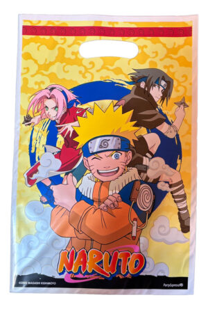 Bolsas Para Dulces Cumpleaños Naruto (pack 6u)