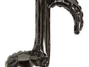 Globo Metálico Silueta Nota Musical ( N1 )