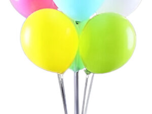 Base Para Globos Transparente Con Capacidad Para 7 Globos