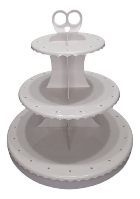 Base / Pedestal / Soporte Para Postres Cupcakes 3 Niveles - Imagen 6