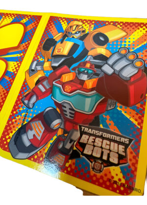 Guirnalda Feliz Cumpleaños Rescue Bots Transformers