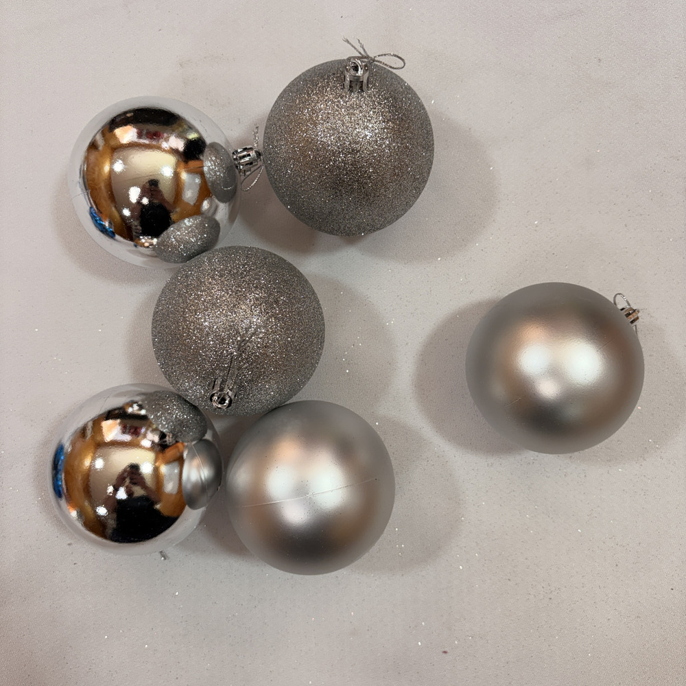 Adorno Arbol De Navidad Esferas Diseños 8cm Pack 6 Unidades - Imagen 5