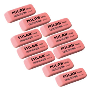 Pack 10 Uds Goma De Borrar Milan Rosa / Modelo 4840