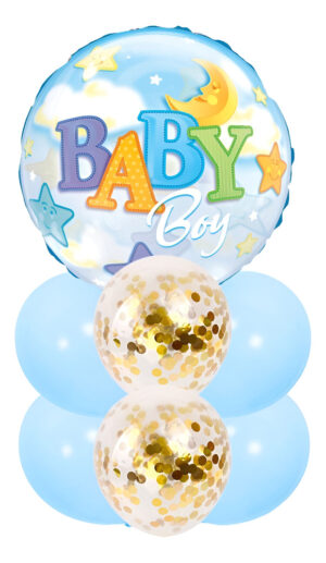 Set De Globos Decoración 7 Uds Especial Baby Shower Circulo