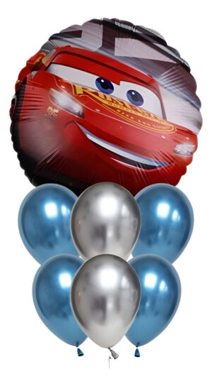 Set De Globos Decoración 7 Uds Personaje Cars