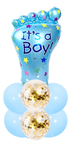 Set De Globos Decoración 7 Uds Especial Baby Shower Pie Bebe
