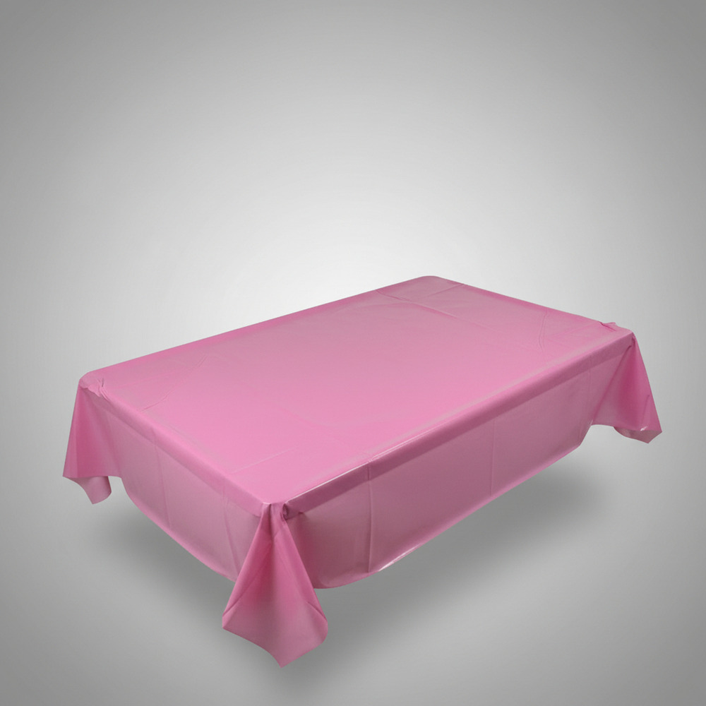 Mantel Plástico Para Decoración De Mesa Rectangular Unicolor - Imagen 4