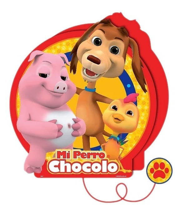 Piñata De Cumpleaños Perro Chocolo