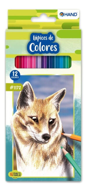 Lapices De Colores De 12 Uds / Marca Hand
