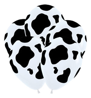 Set Globos Decoración 5 Uds Globos Látex Motivo Manchas Vaca