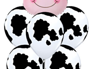 Set De Globos Decoración Animal 7 Uds Motivo Vaca