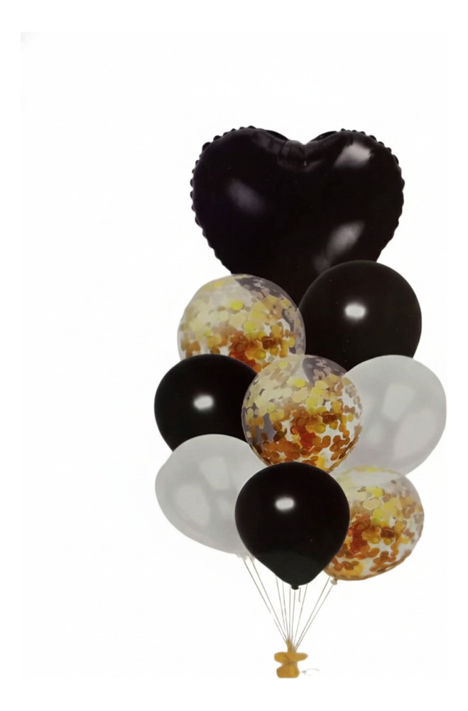 Pack 2 Uds Set De Globos Decoración Corazón + 2 Bases - Imagen 30