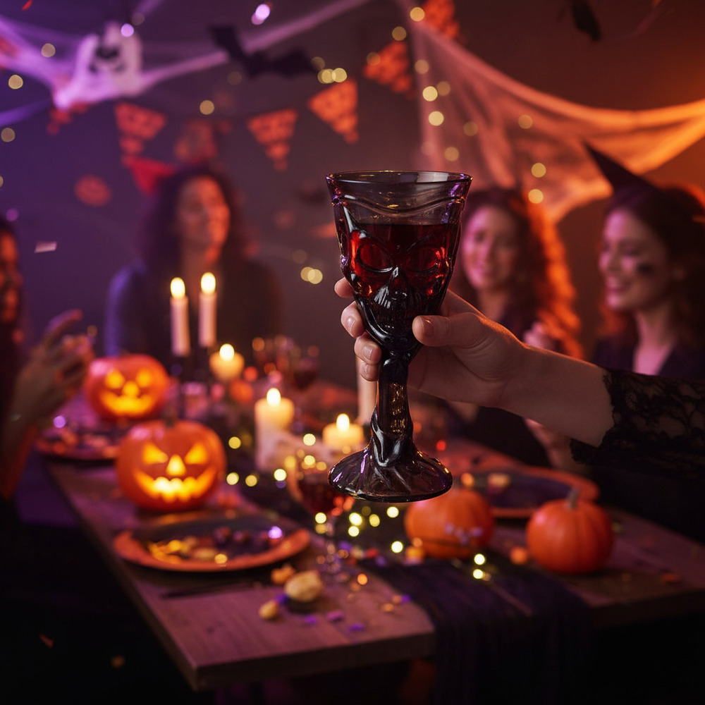 Copa Para Decoración / Fiesta Halloween / Diseño Calavera - Imagen 5