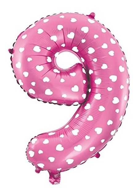 Globo En Forma De Numero - 45 Cm - Imagen 39