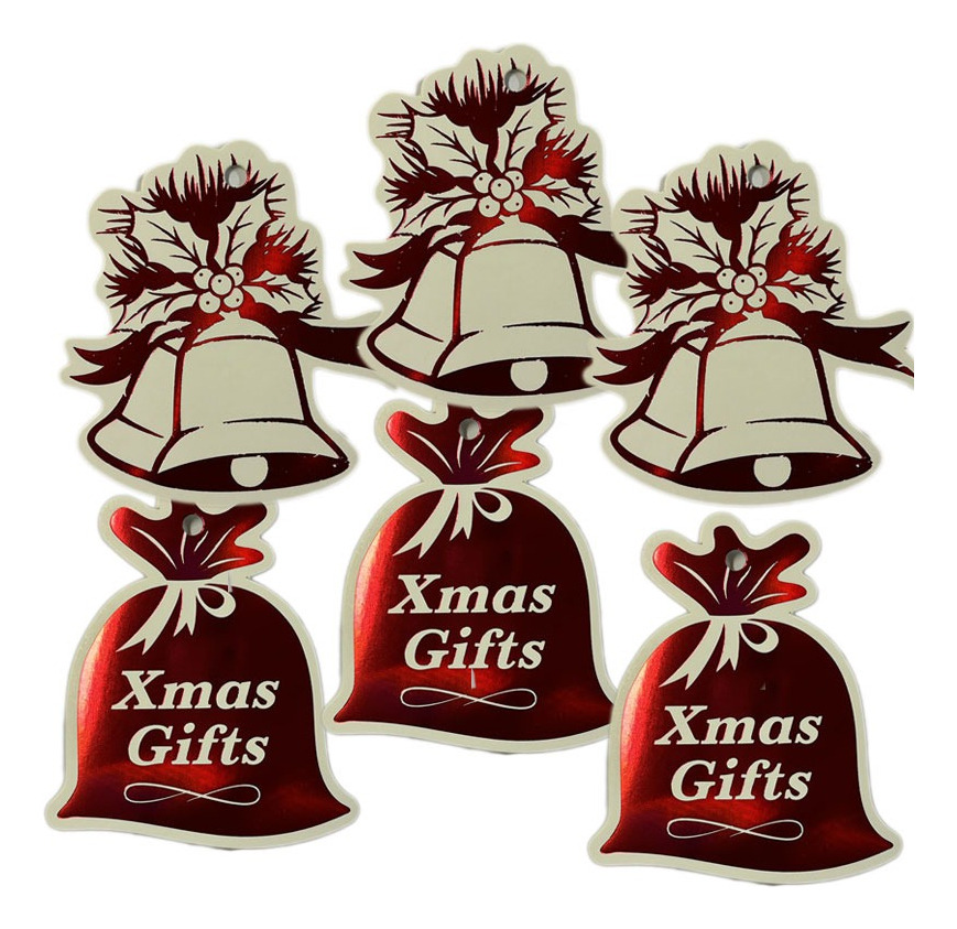 Pack 12 Uds Tarjetas Para Regalo Motivo Navidad - Imagen 4