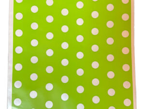 Bolsas Para Dulces Cumpleaños Verde Con Puntos (pack 10u)