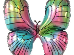 Globo Metálico Con Forma De Mariposa