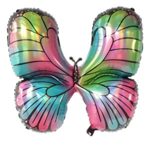 Globo Metálico Con Forma De Mariposa