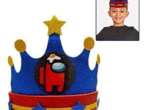 Corona Para Decoración Fiesta / Cotillón / Motivo Among Us