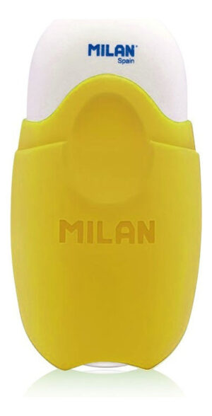 Goma De Borrar Milan Blanca Con Funda / Modelo 1012